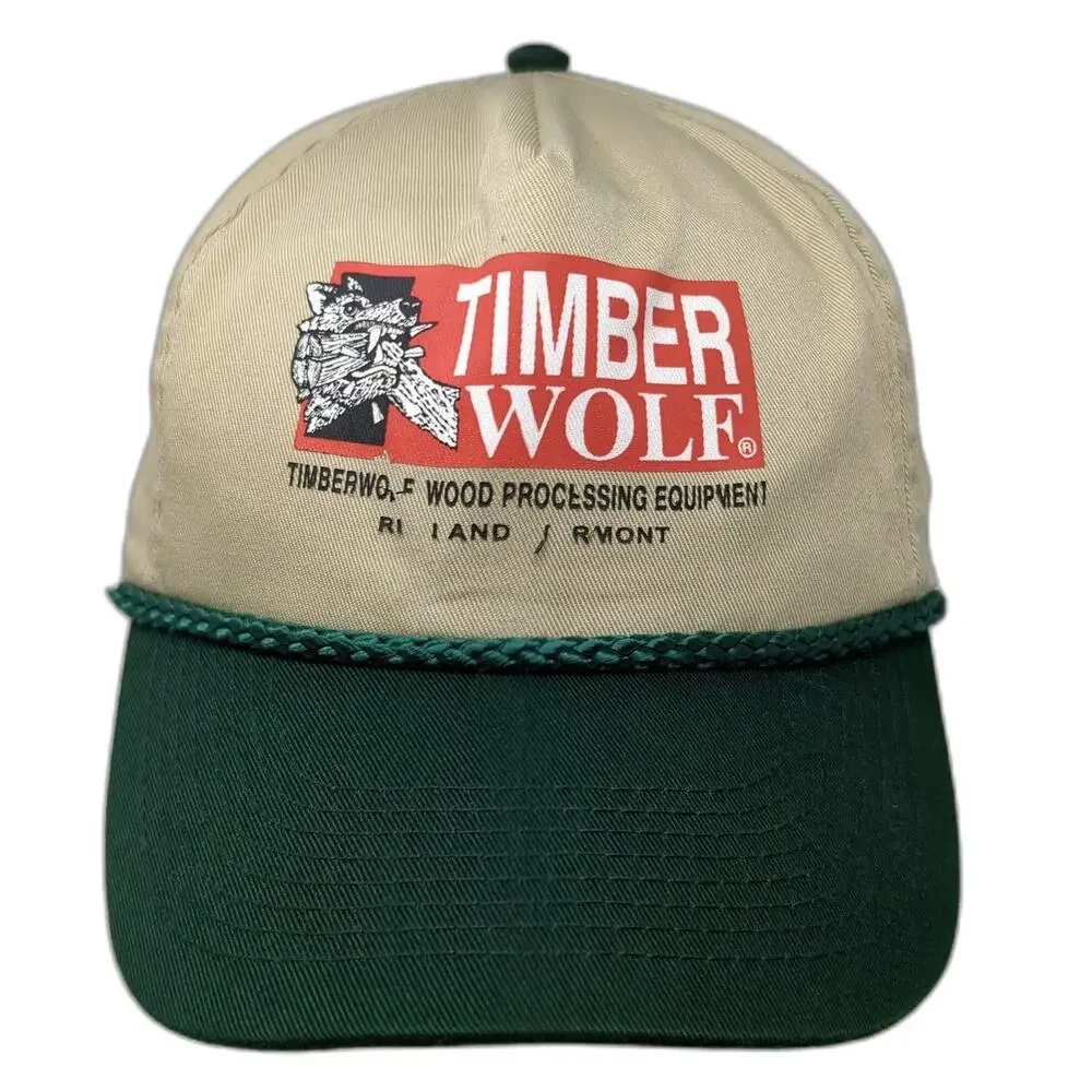 Otto 5 Panel Beige Green One Size Timberwolf Wood Processing Equipment Hat